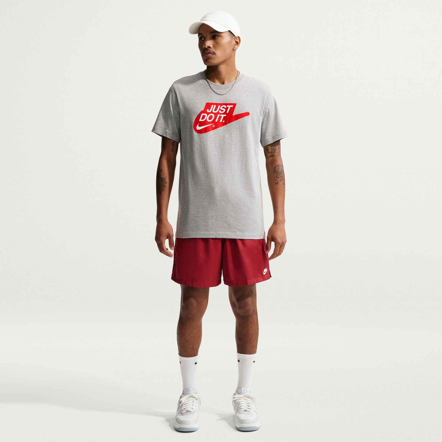 T-Shirt de Criança Sportswear Nike Cinzento-3