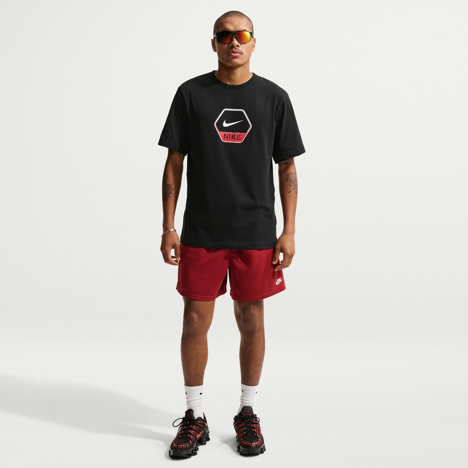 T-Shirt de Criança Sportswear Nike Preto-3