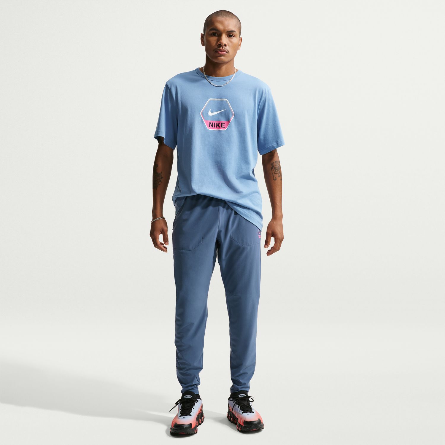 T-Shirt de Criança Sportswear Nike Azul-3