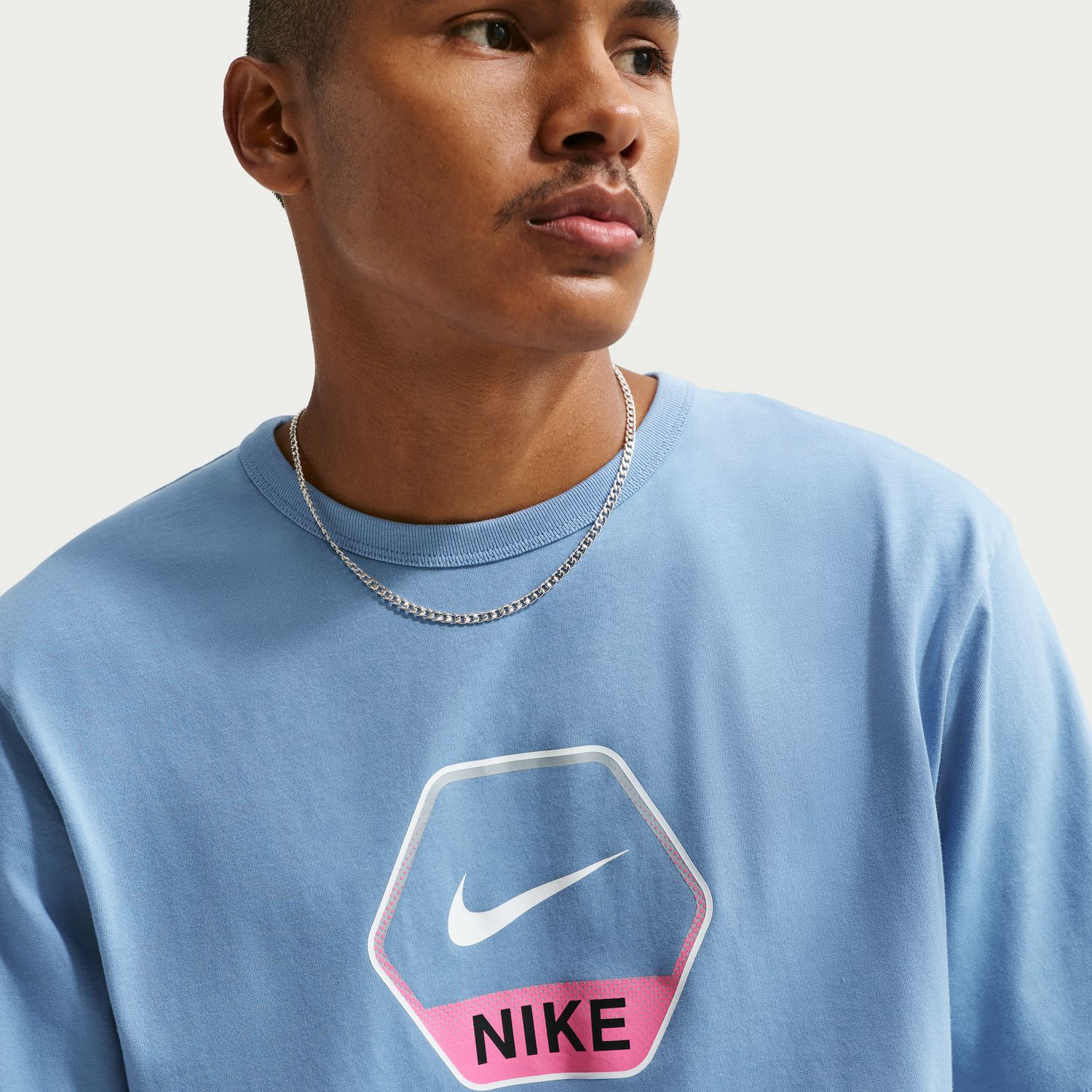 T-Shirt de Criança Sportswear Nike Azul-5