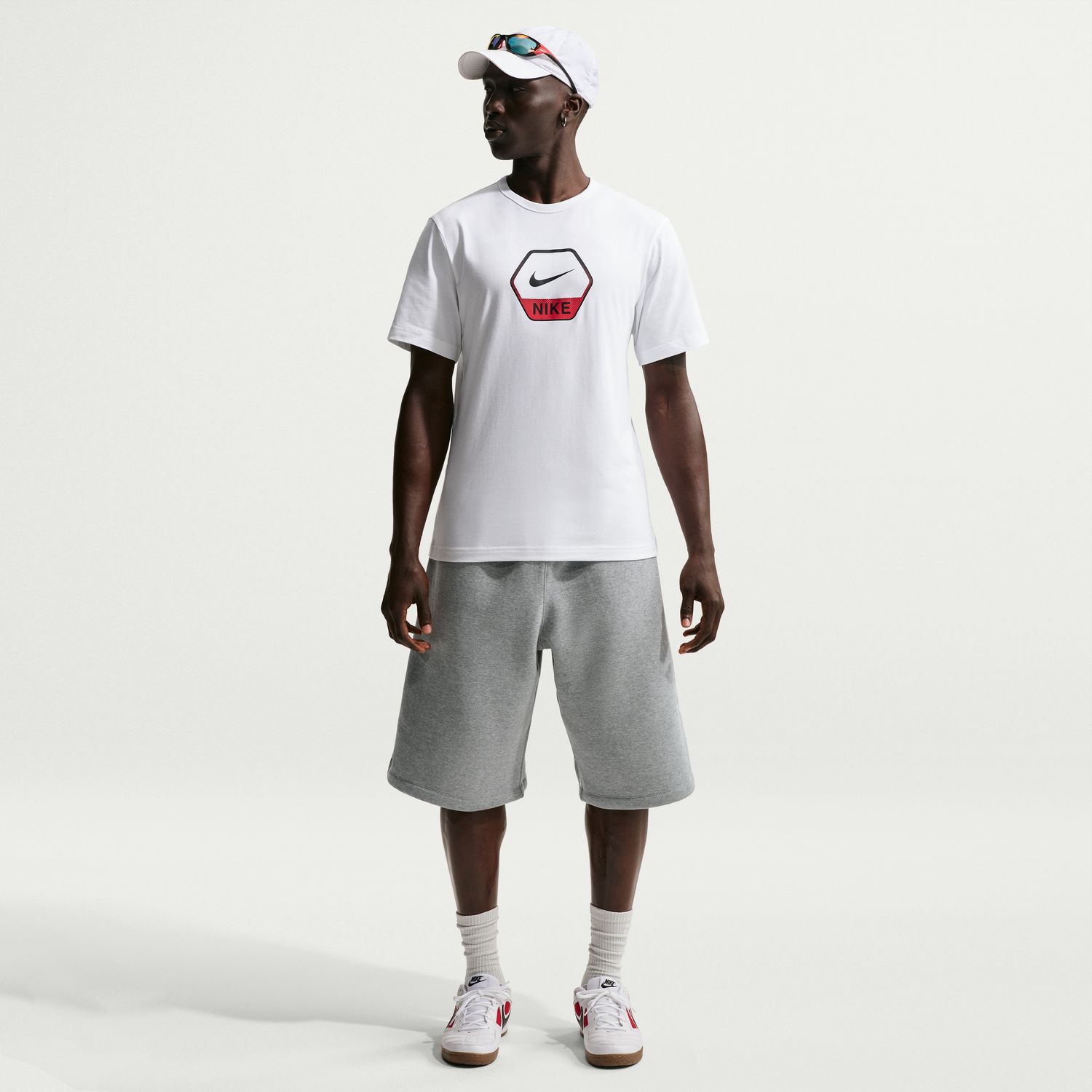 T-Shirt de Criança Sportswear Nike Branco-3