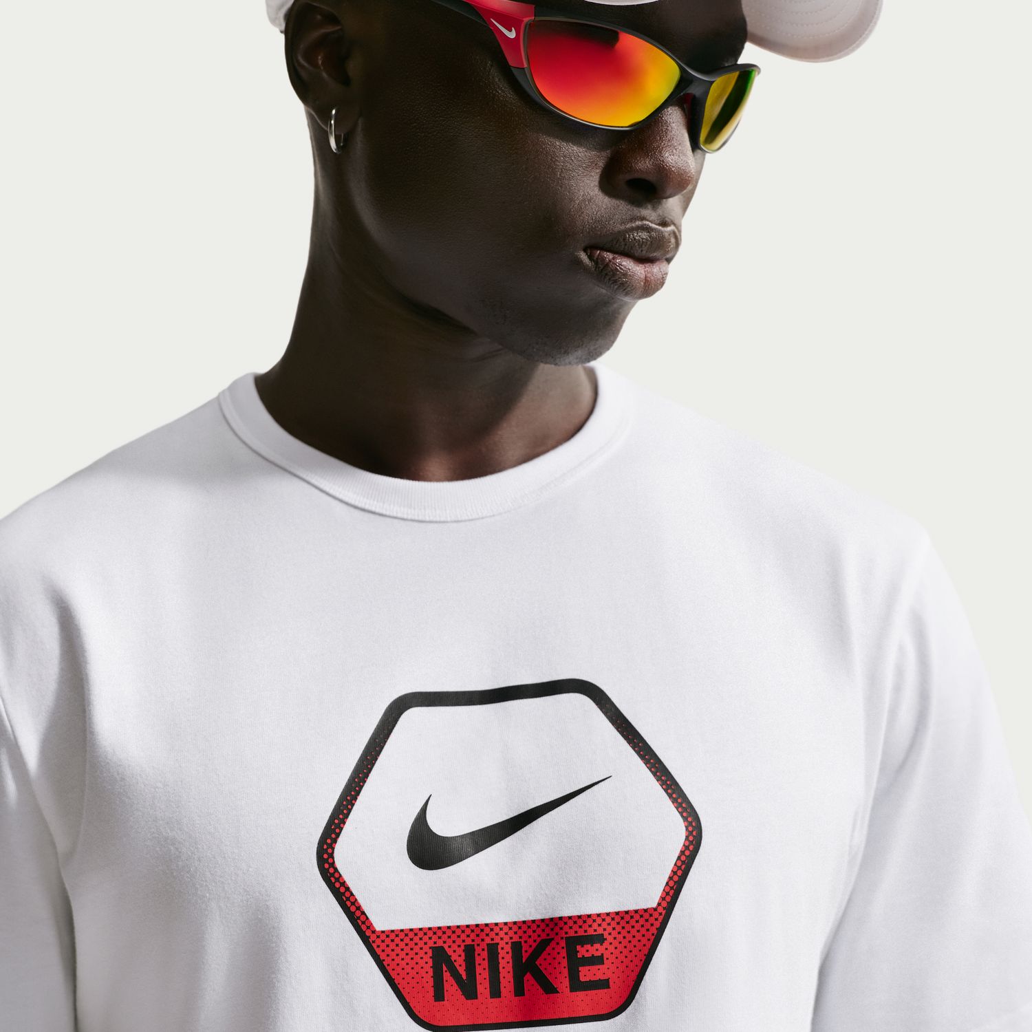 T-Shirt de Criança Sportswear Nike Branco-5