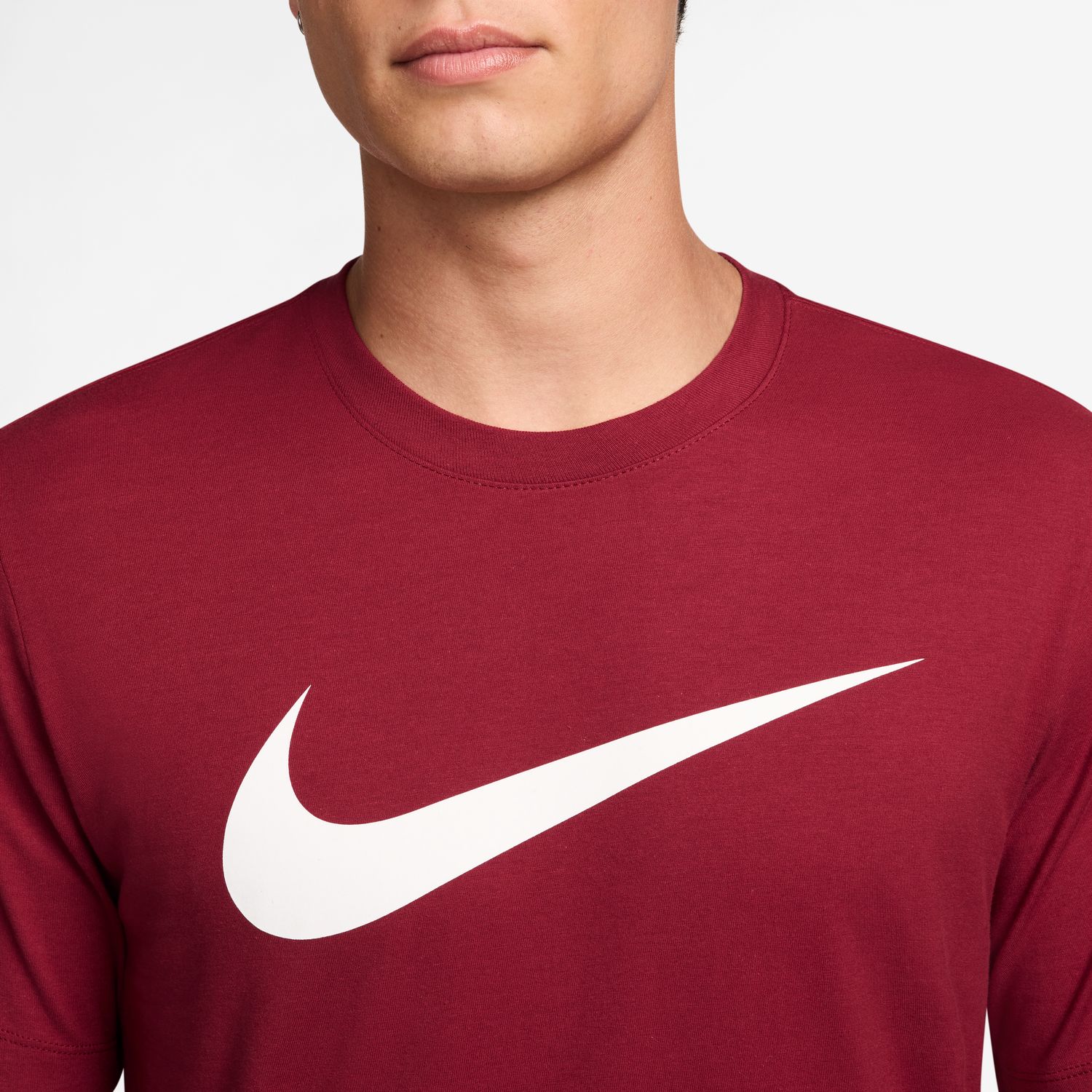 T-shirt de homem Sportswear Swoosh Nike Vermelho-3