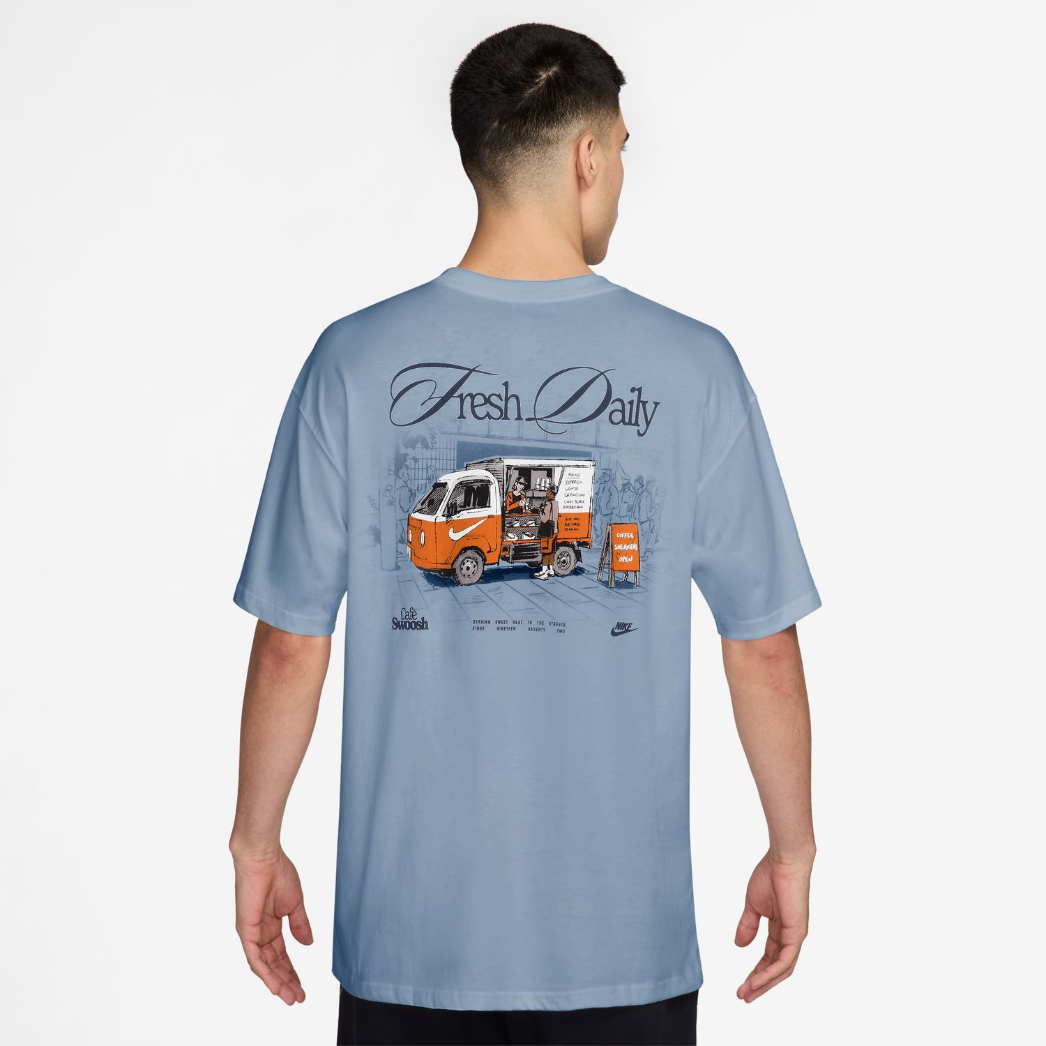 T-Shirt de Criança Sportswear Nike Azul-2