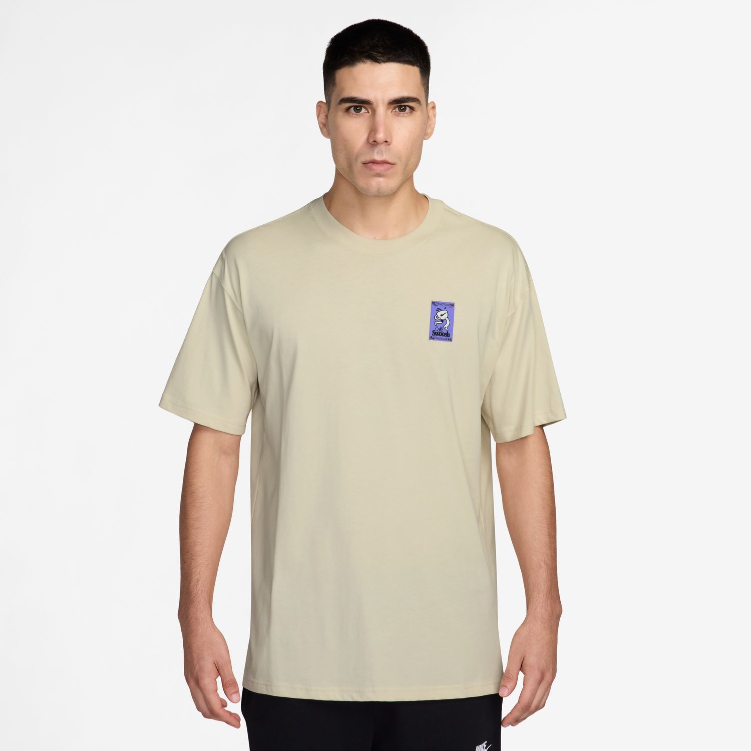 T-Shirt de Criança Sportswear Nike Caqui-1
