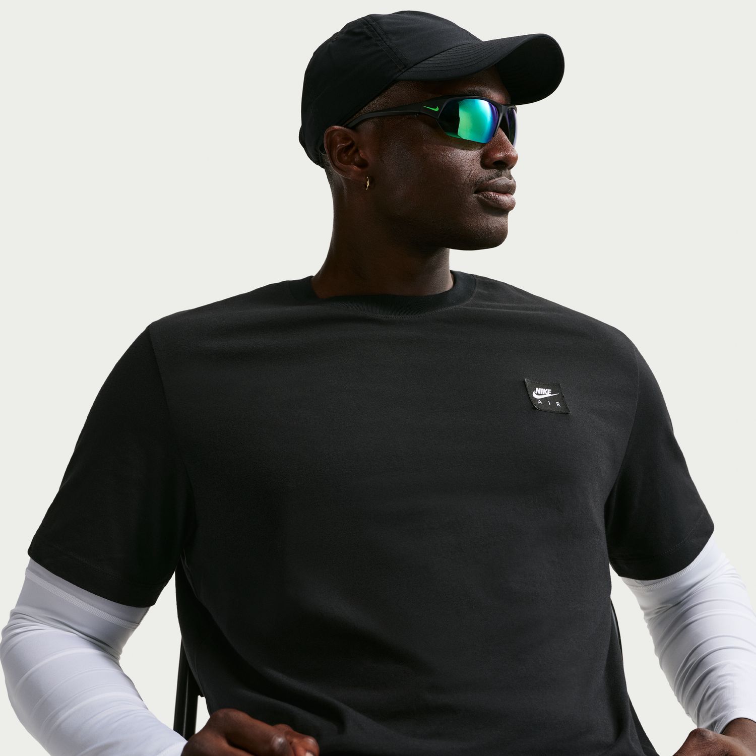 T-Shirt de Criança Sportswear Nike Preto-8