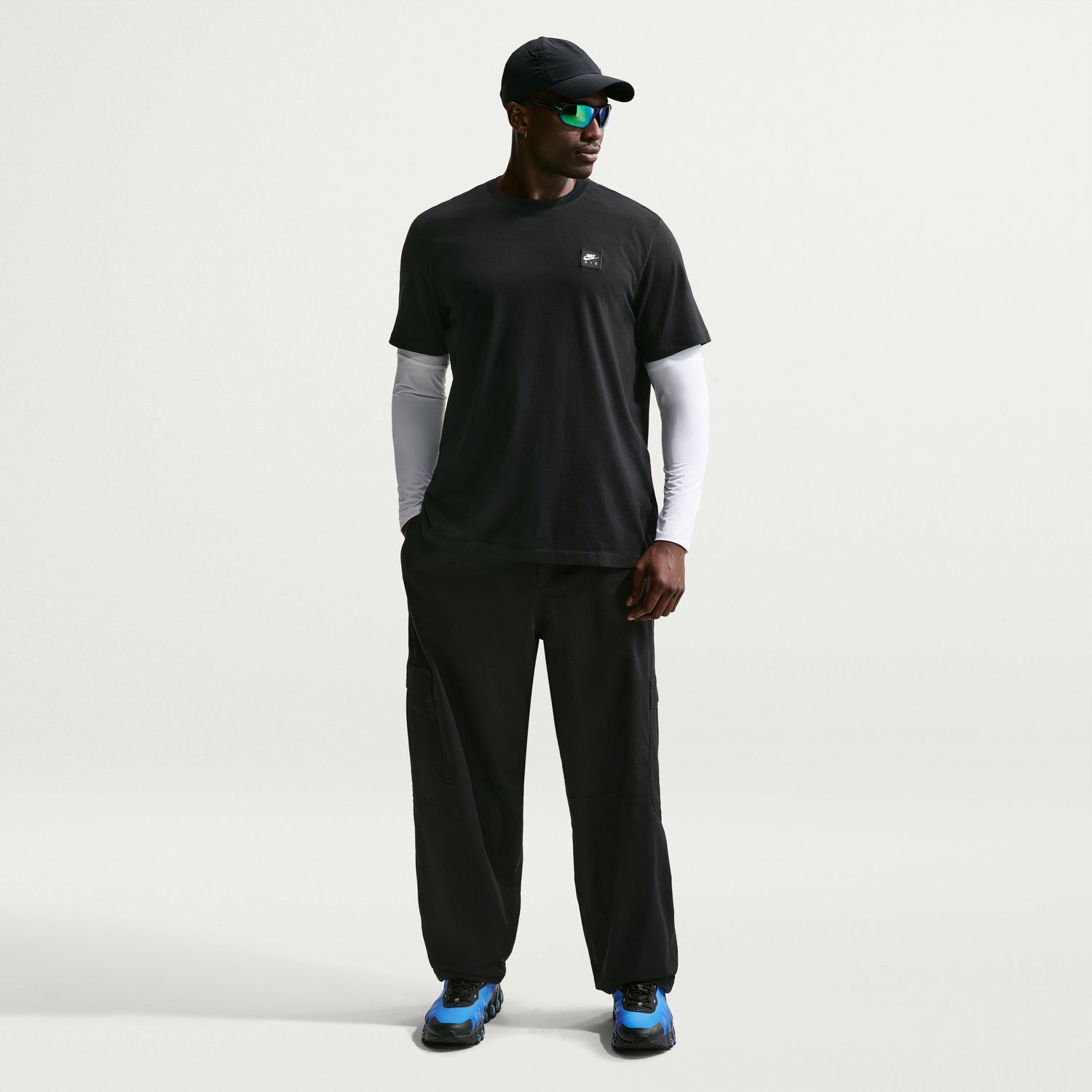 T-Shirt de Criança Sportswear Nike Preto-9