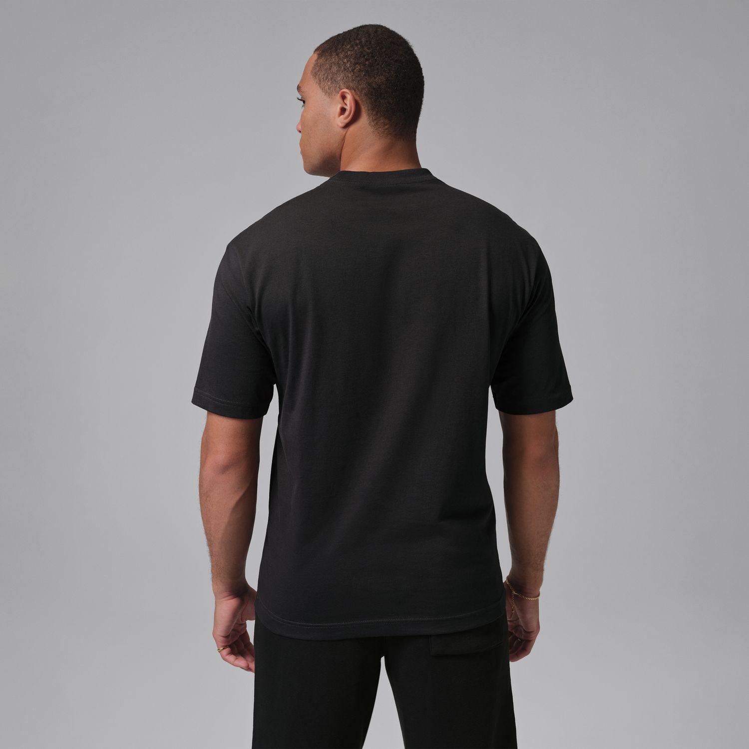 T-shirt de Homem Preto-2
