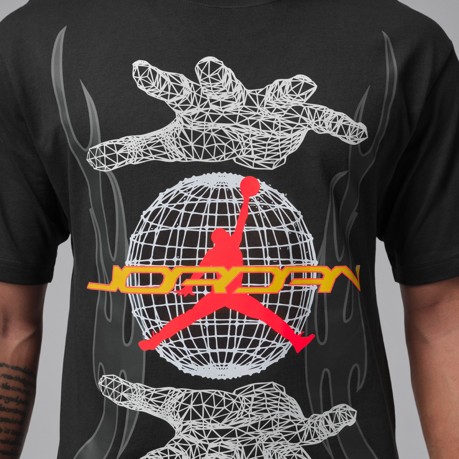 T-shirt de Homem Preto-4