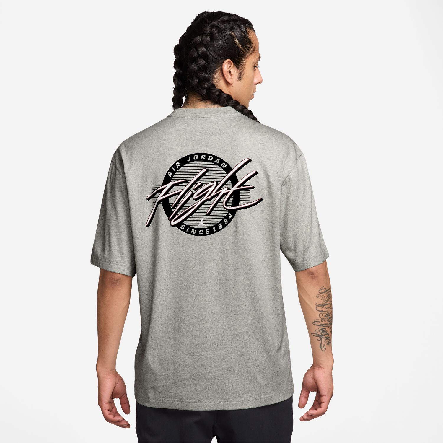 T-shirt de Homem Flight Preto-2