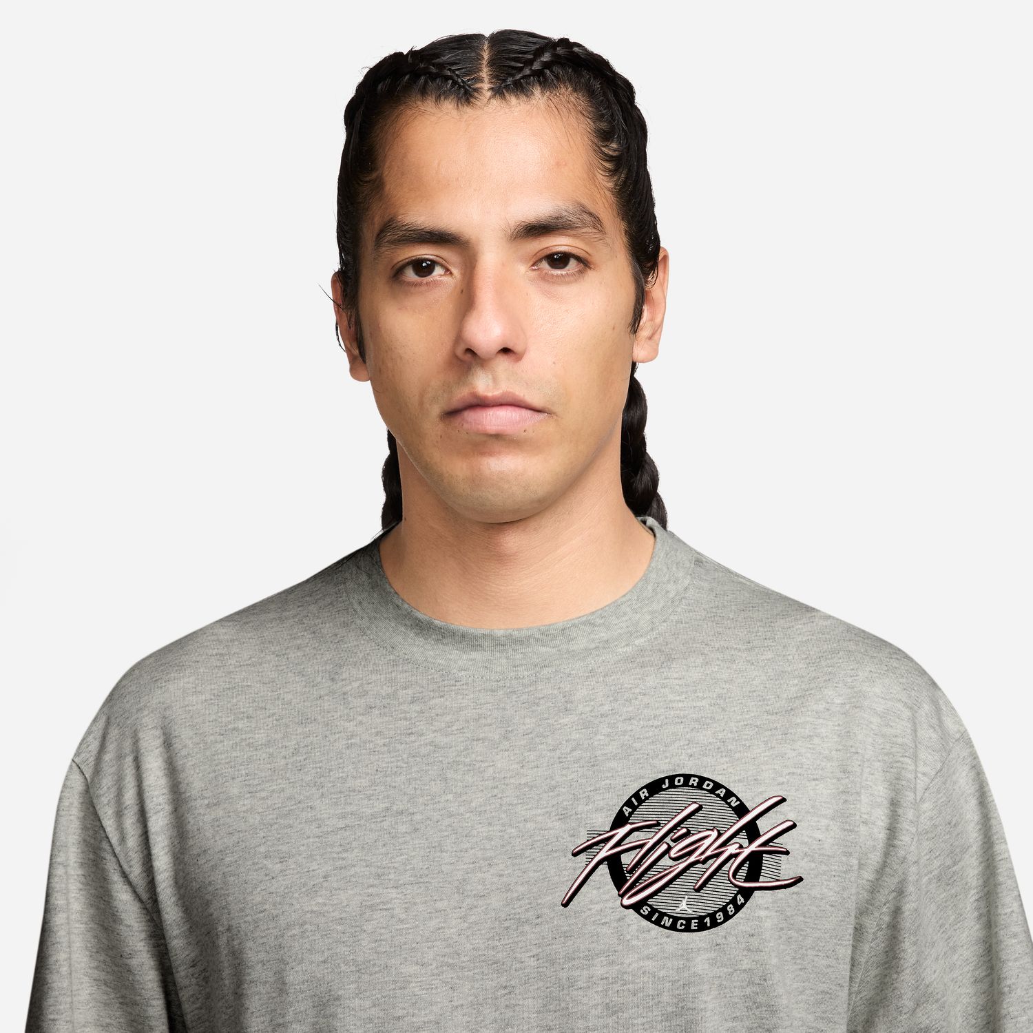 T-shirt de Homem Flight Preto-3