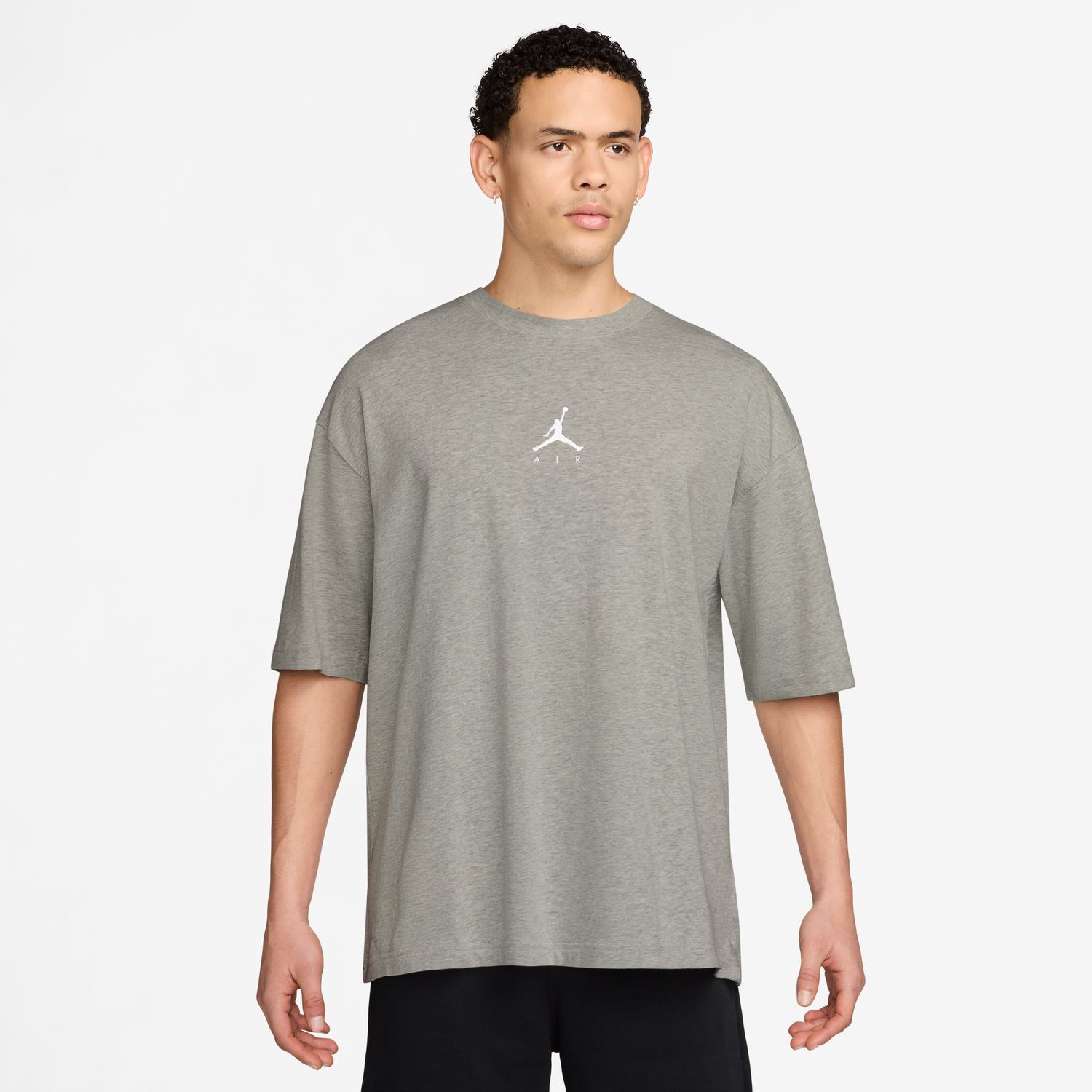 T-shirt de Homem FLT Ess Ovsz SS Crew Preto-1
