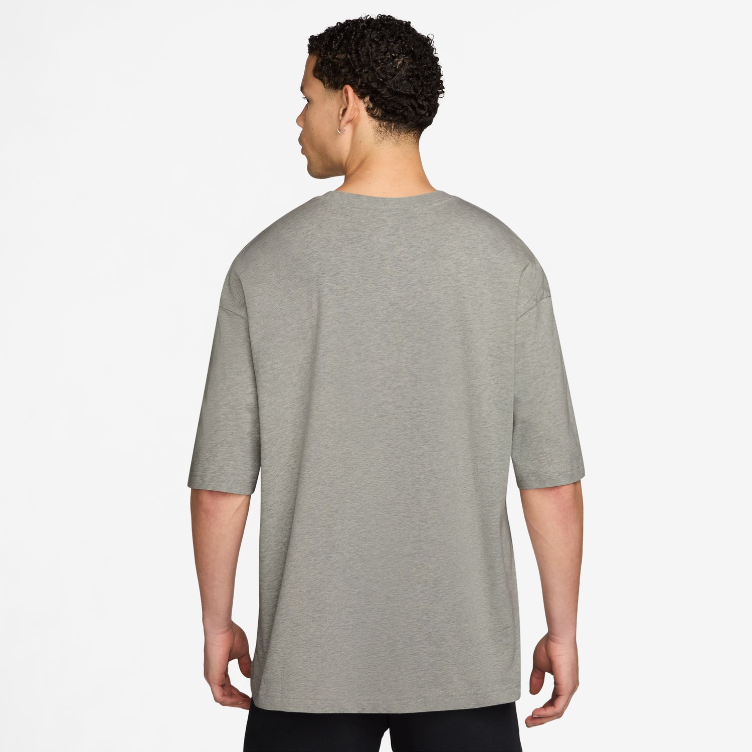 T-shirt de Homem FLT Ess Ovsz SS Crew Preto-2