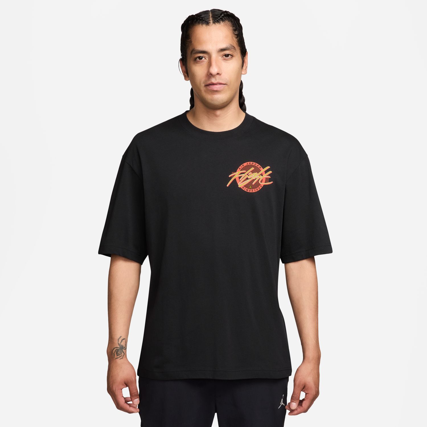 T-shirt de Homem Flight Preto-1