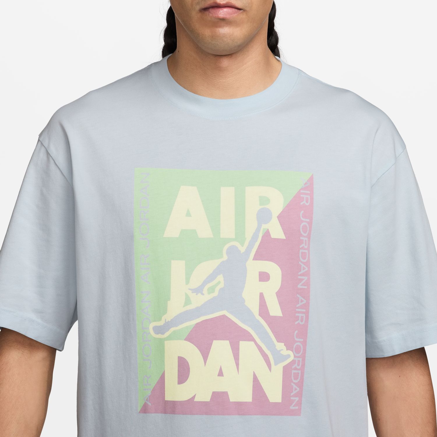 T-shirt de Homem Azul-3