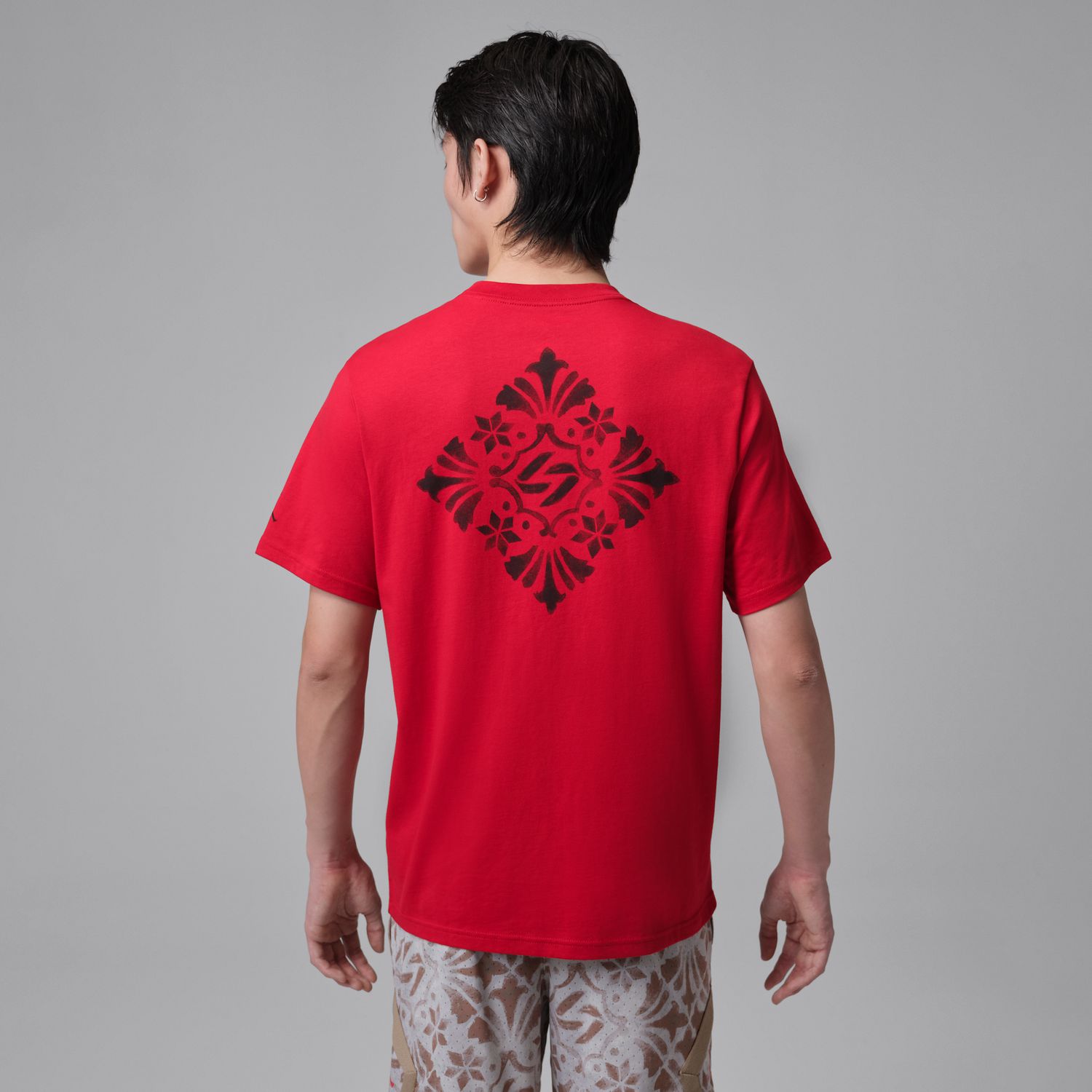 T-shirt de Homem Luka Vermelho-2
