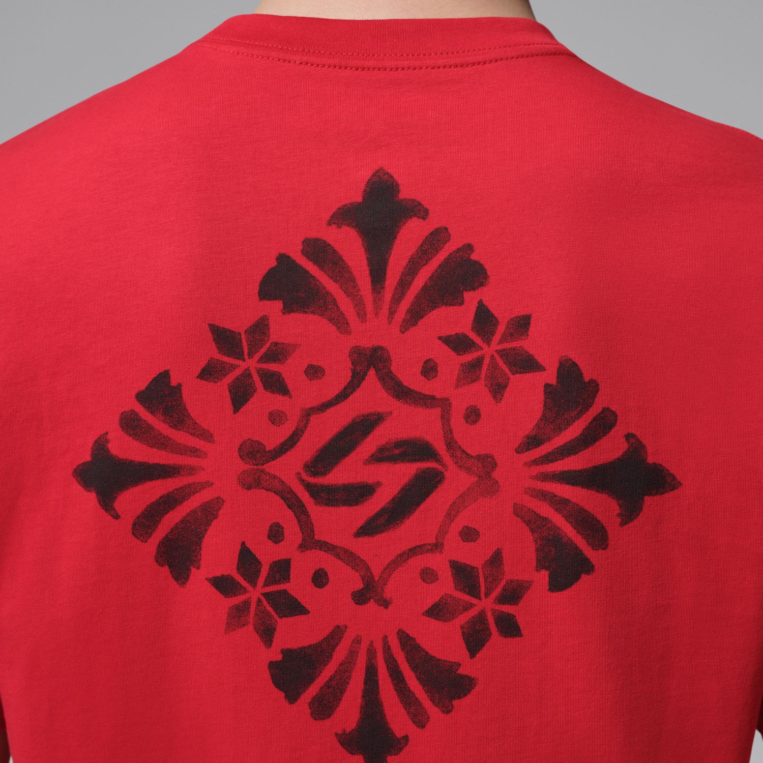 T-shirt de Homem Luka Vermelho-5