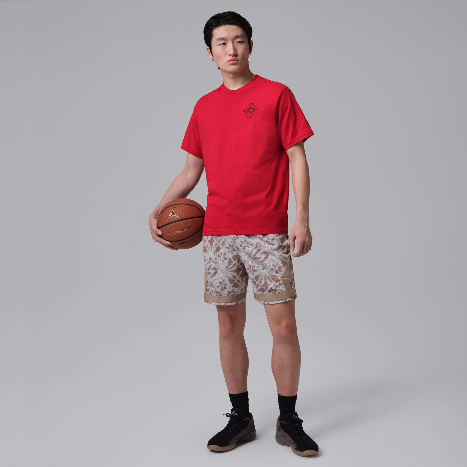 T-shirt de Homem Luka Vermelho-6