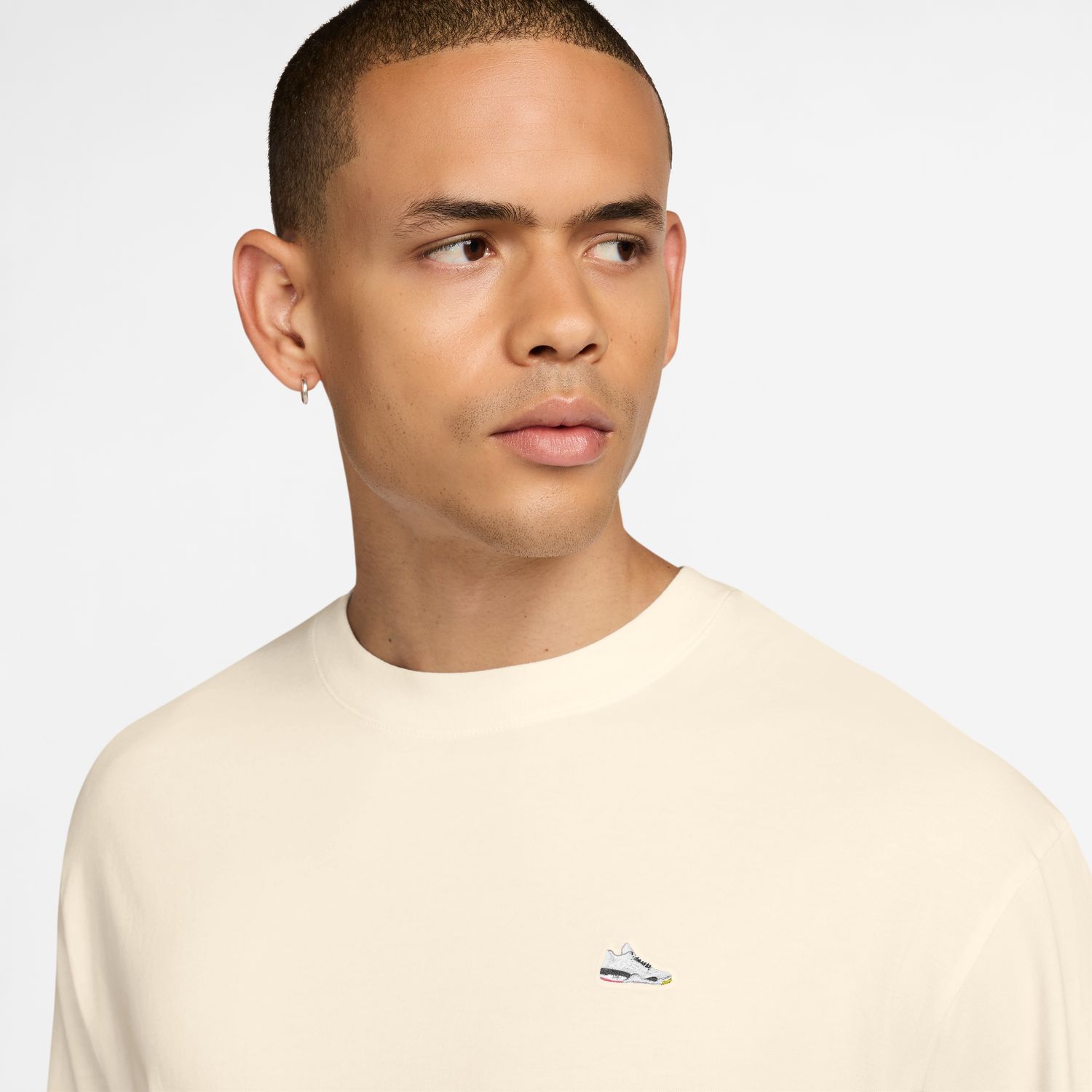 T-shirt de Homem Branco-3