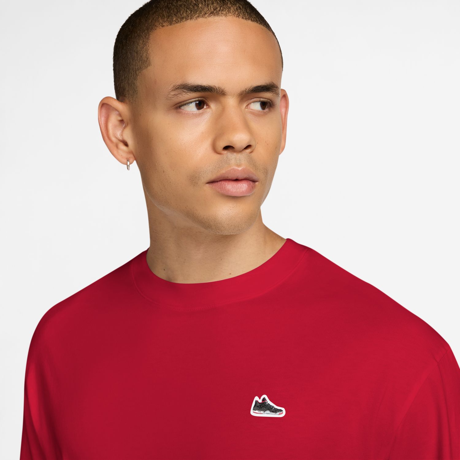 T-shirt de Homem Vermelho-3