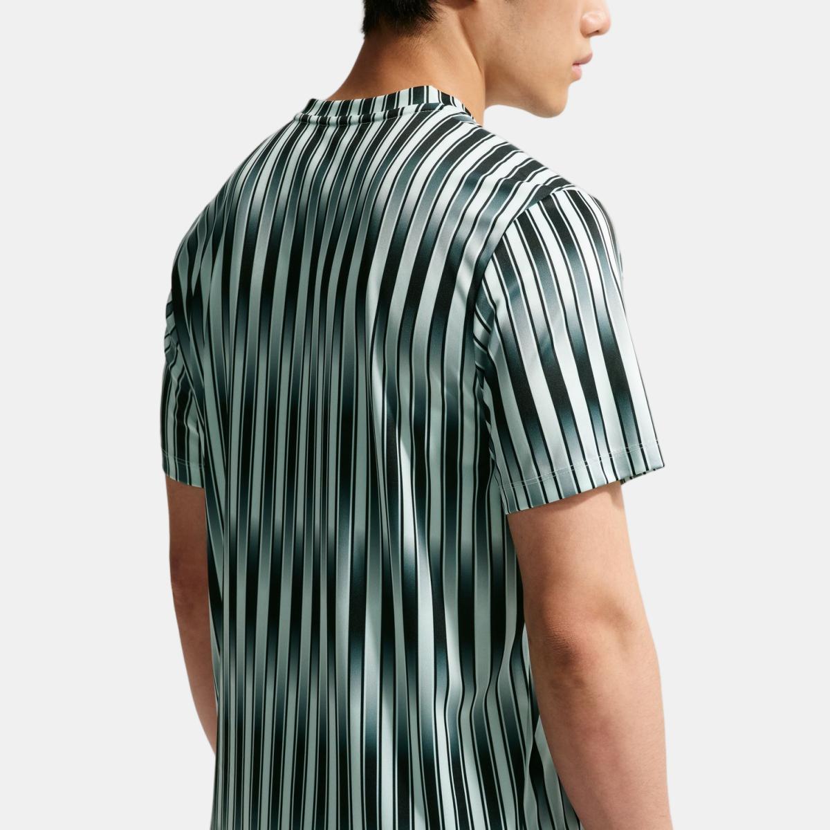 T-shirt de Homem Sportswear Cs Run Tee Aop Verde-2