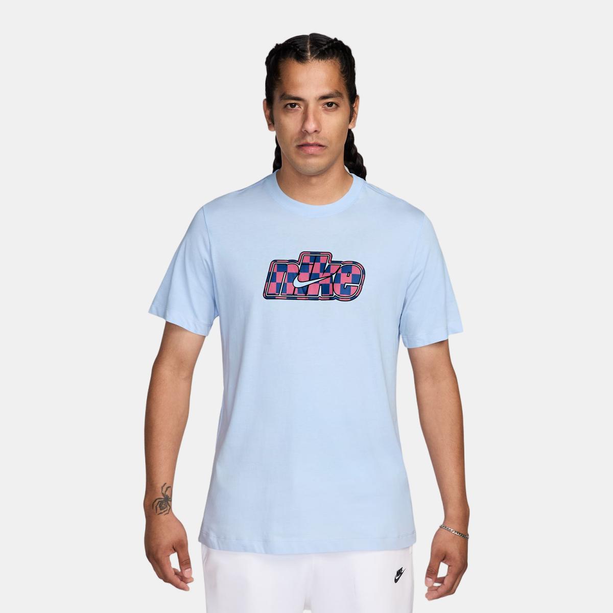 T-Shirt de Criança Sportswear Nike Azul-1