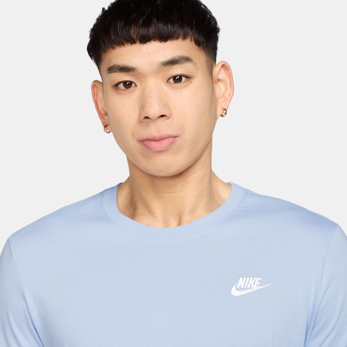 T-shirt de Homem Sportswear Club Tee Azul-3