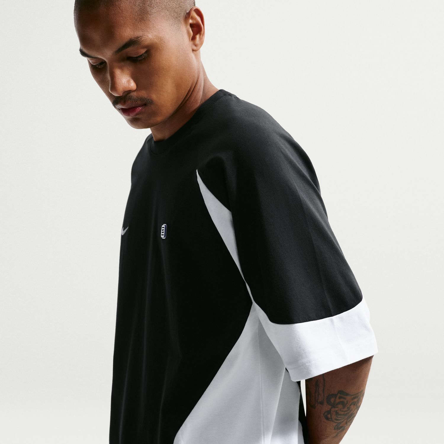 T-Shirt de Criança Sportswear Nike Preto-4
