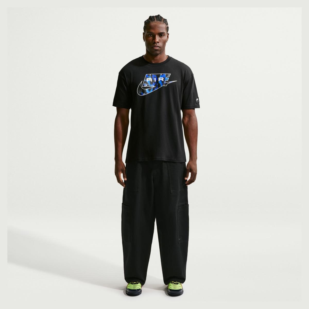 T-shirt de Homem Sportswear Air Aop Preto-3