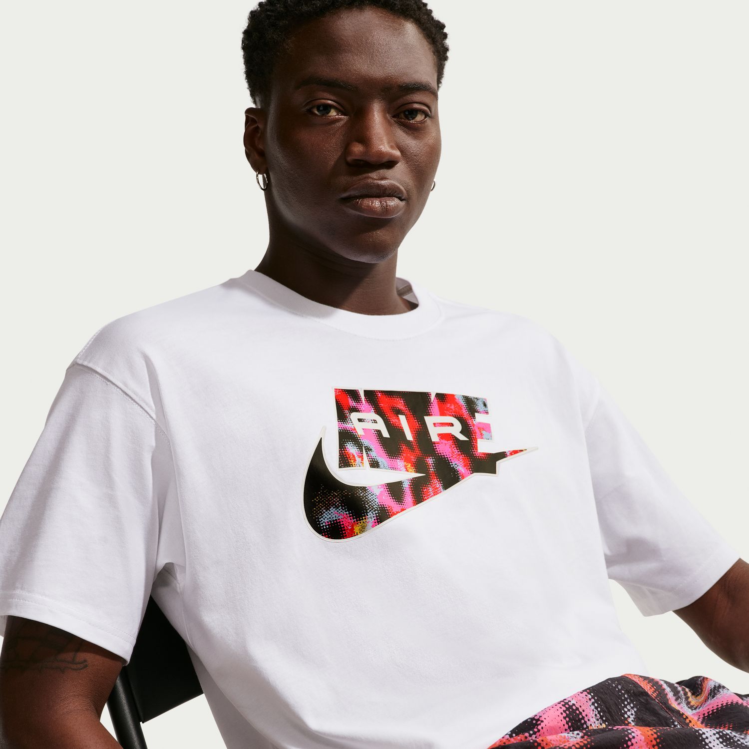 T-shirt de Homem Sportswear Air Aop Branco-2