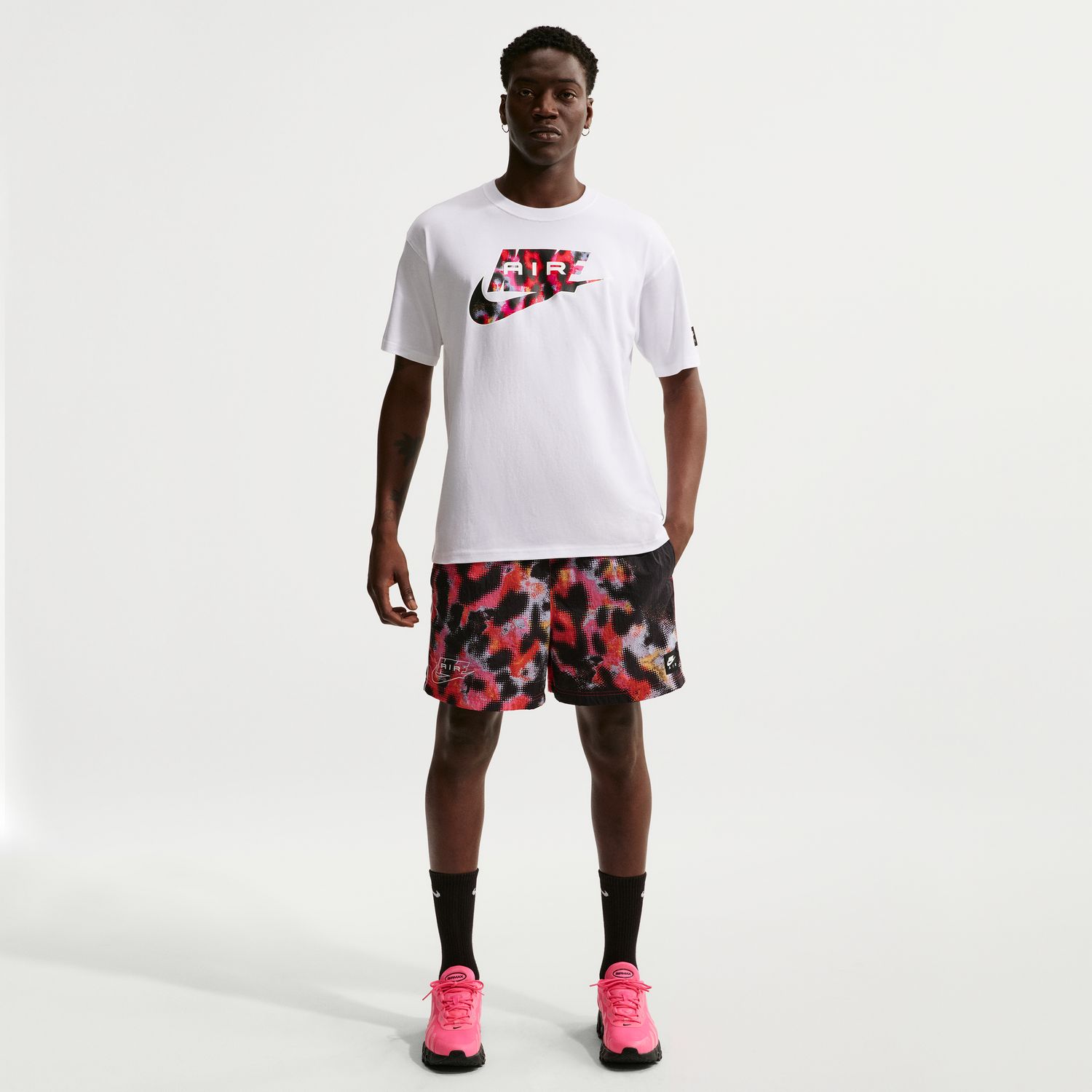 T-shirt de Homem Sportswear Air Aop Branco-4