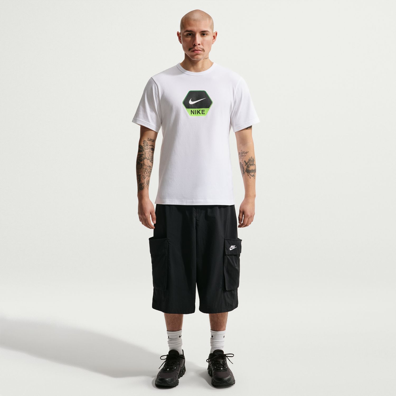 T-Shirt de Criança Sportswear Nike Branco-4
