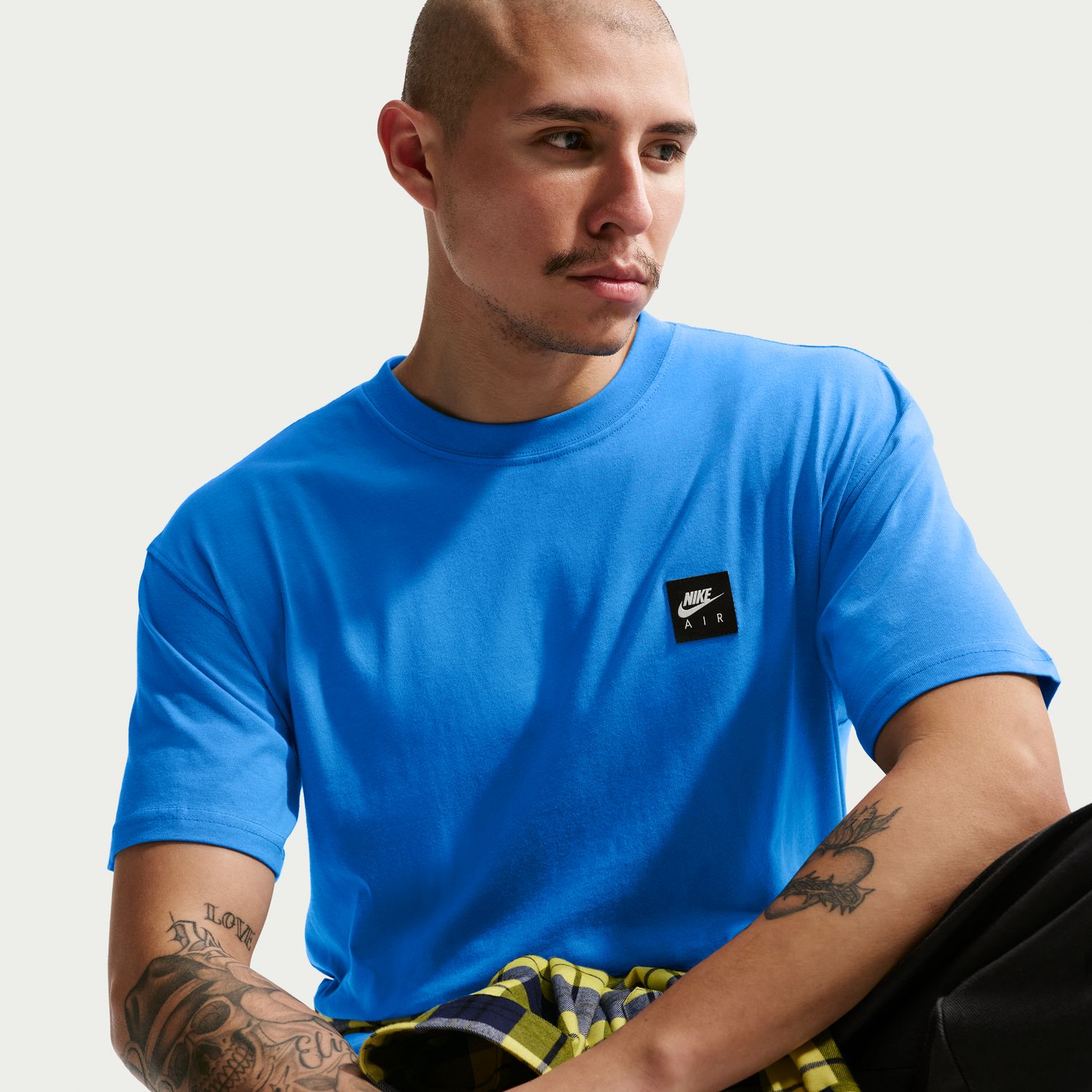 T-shirt de Homem M Nsw Tee Icon Futura Cinzento-3