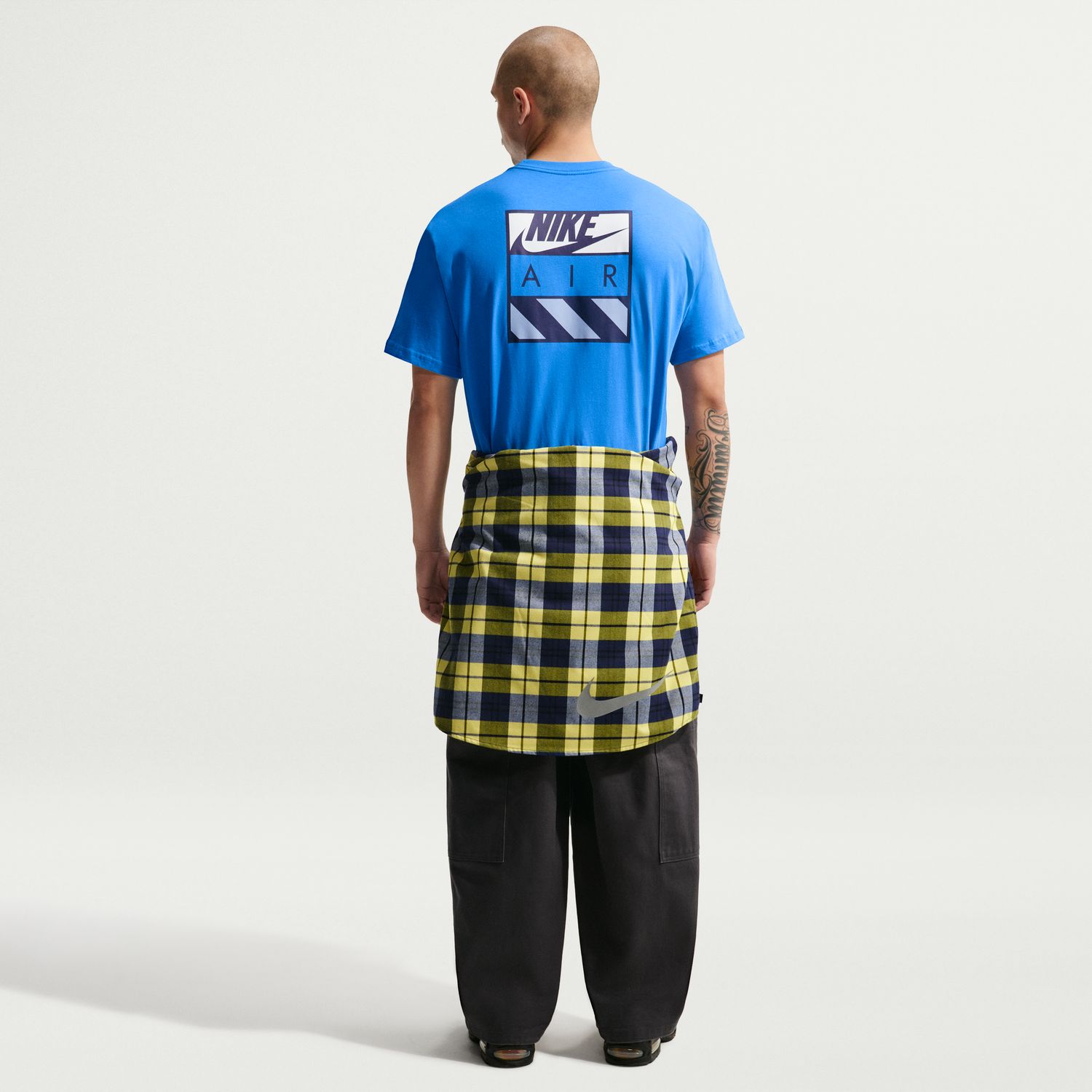T-shirt de Homem M Nsw Tee Icon Futura Cinzento-5