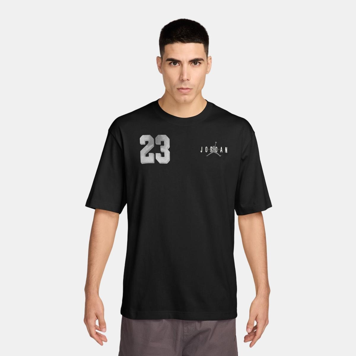 T-shirt de homem BRK VRSTY GFX SS Crew Preto-1