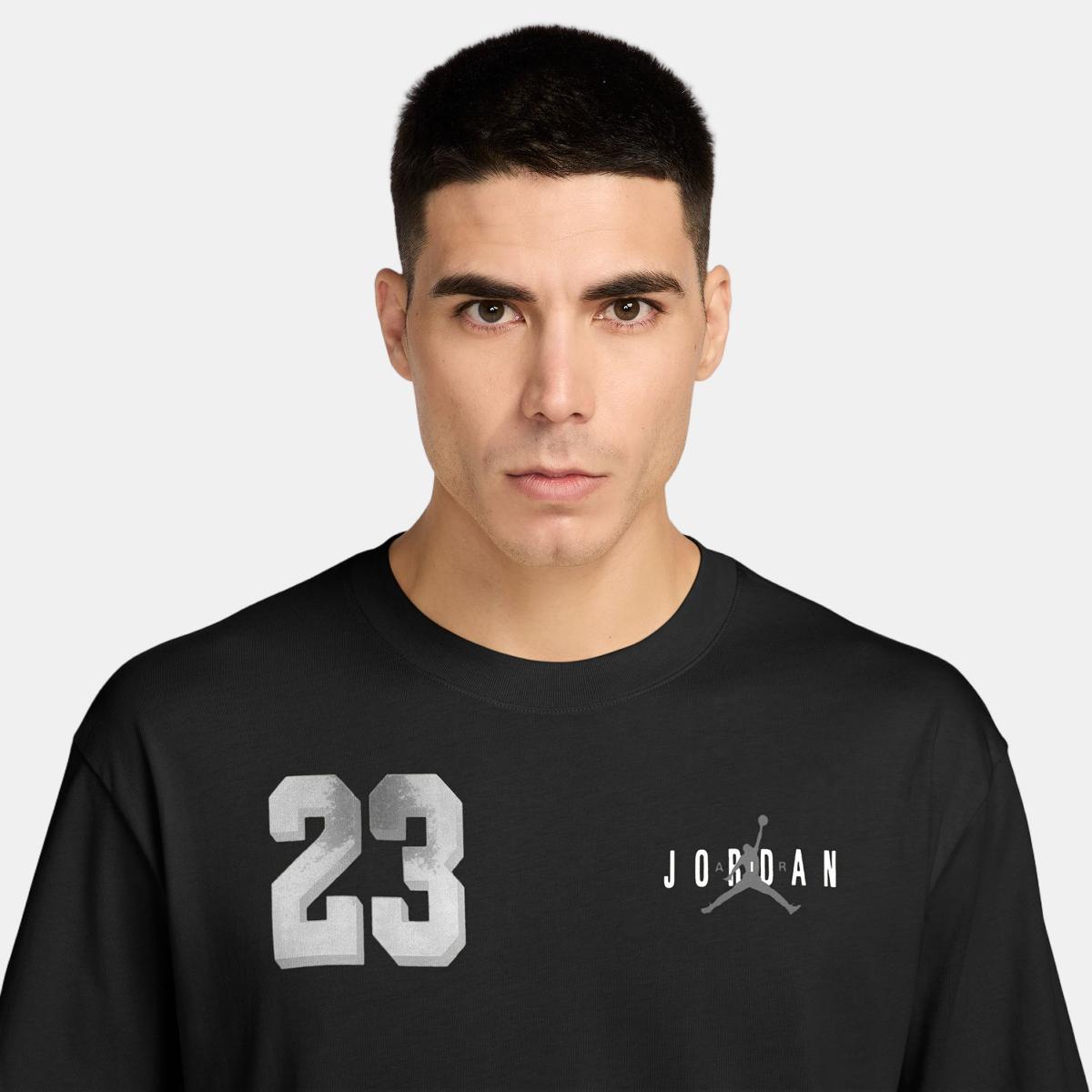 T-shirt de homem BRK VRSTY GFX SS Crew Preto-3