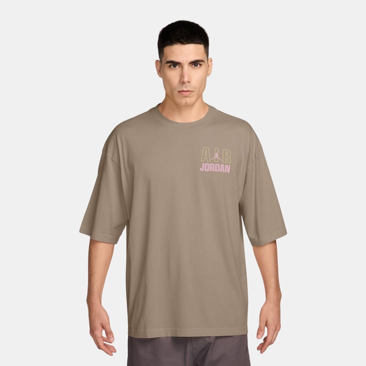 T-shirt de homem FLT REIS LGND SS Crew Castanho-1