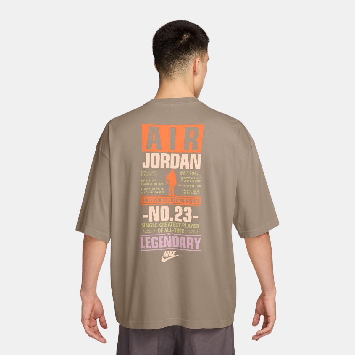 T-shirt de homem FLT REIS LGND SS Crew Castanho-2