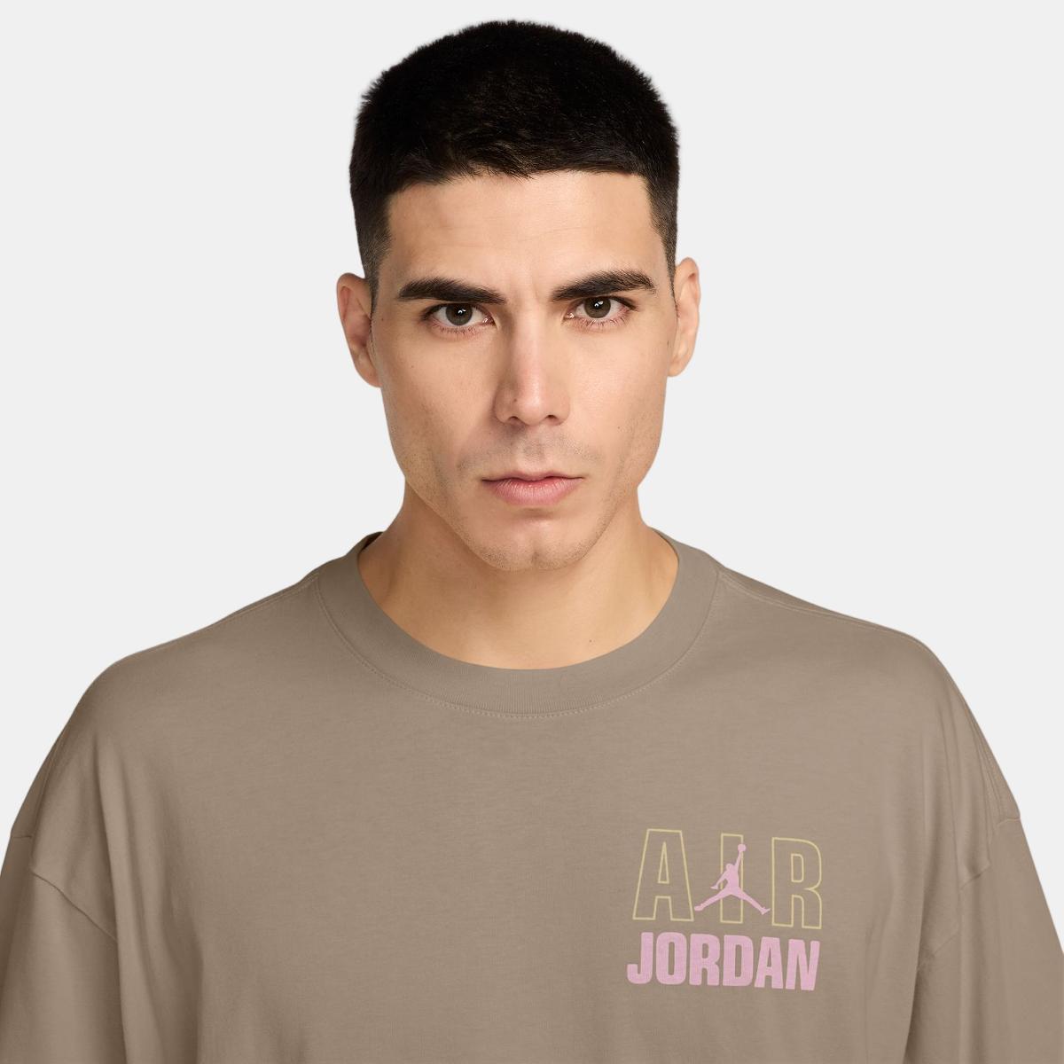 T-shirt de homem FLT REIS LGND SS Crew Castanho-3