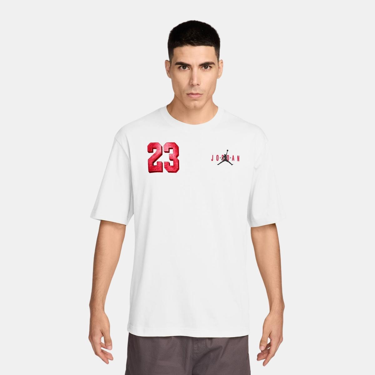 T-shirt de homem BRK VRSTY GFX SS Crew Branco-1