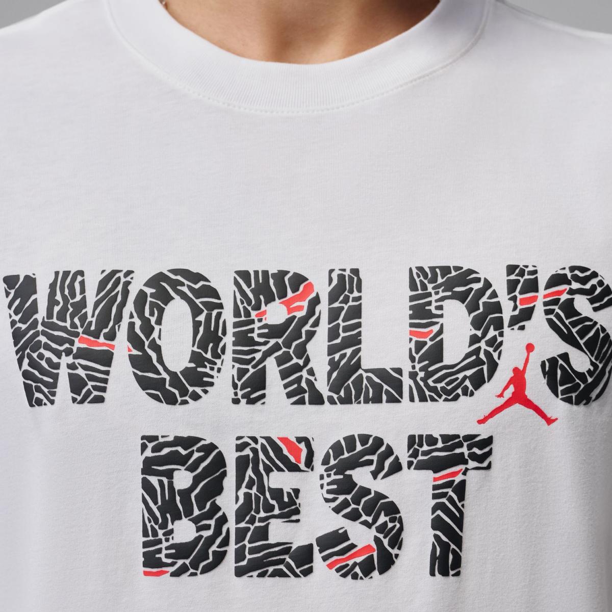 T-shirt de homem BRK BEST GFX SS Crew Branco-3