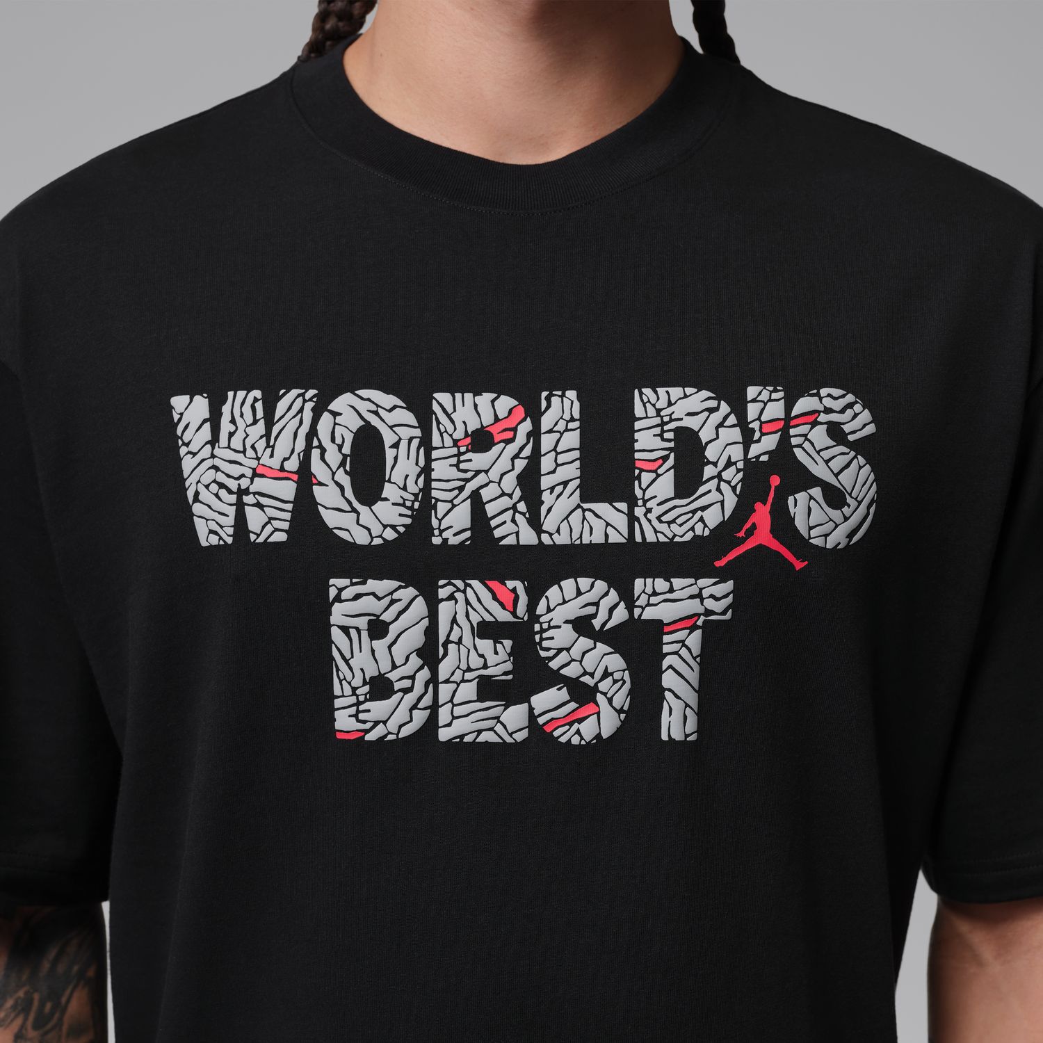 T-shirt de homem BRK BEST GFX SS Crew Preto-4