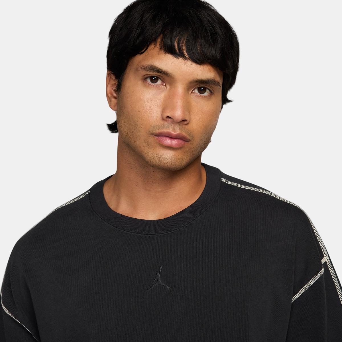 T-shirt de Homem FLT HVYWT SS Top Preto-3