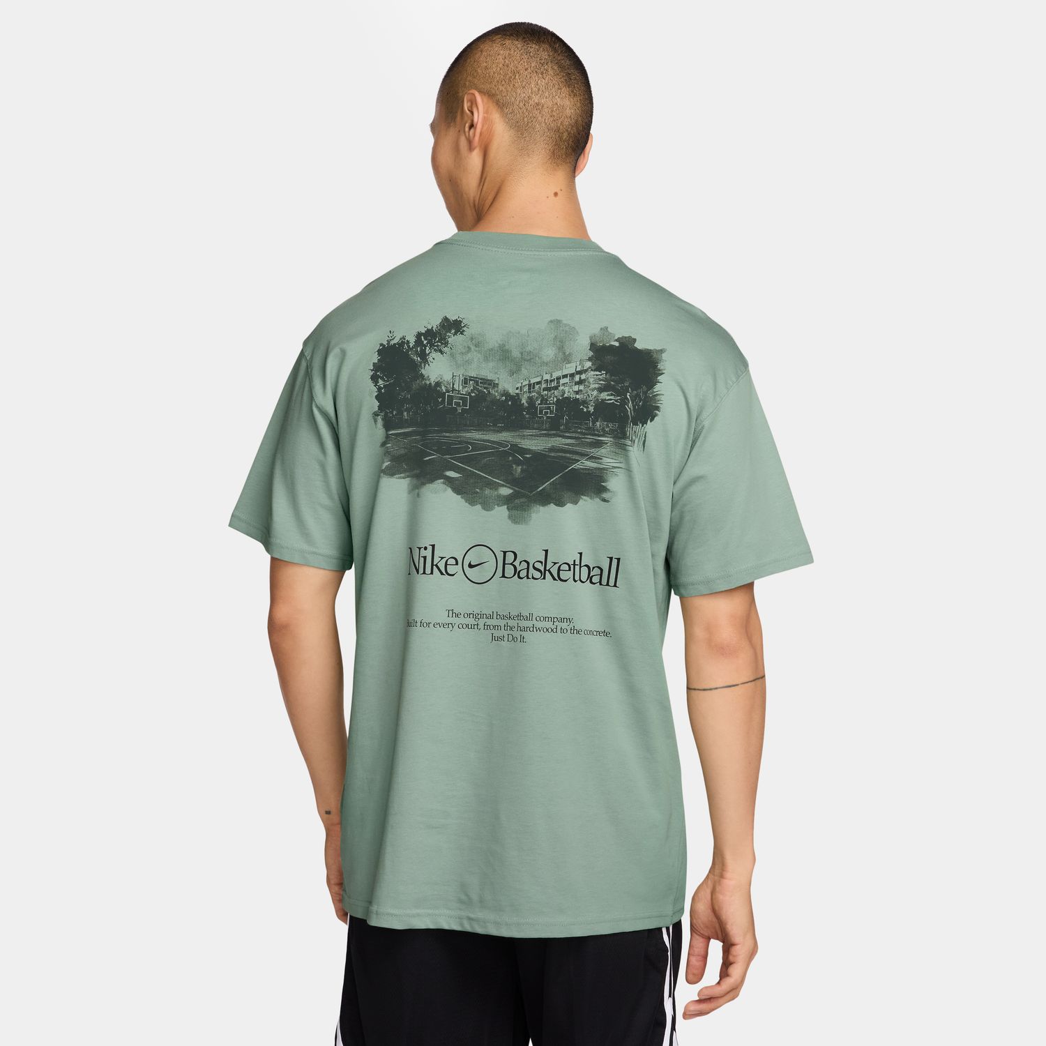 T-shirt de Homem M90 OC Loose Verde-2