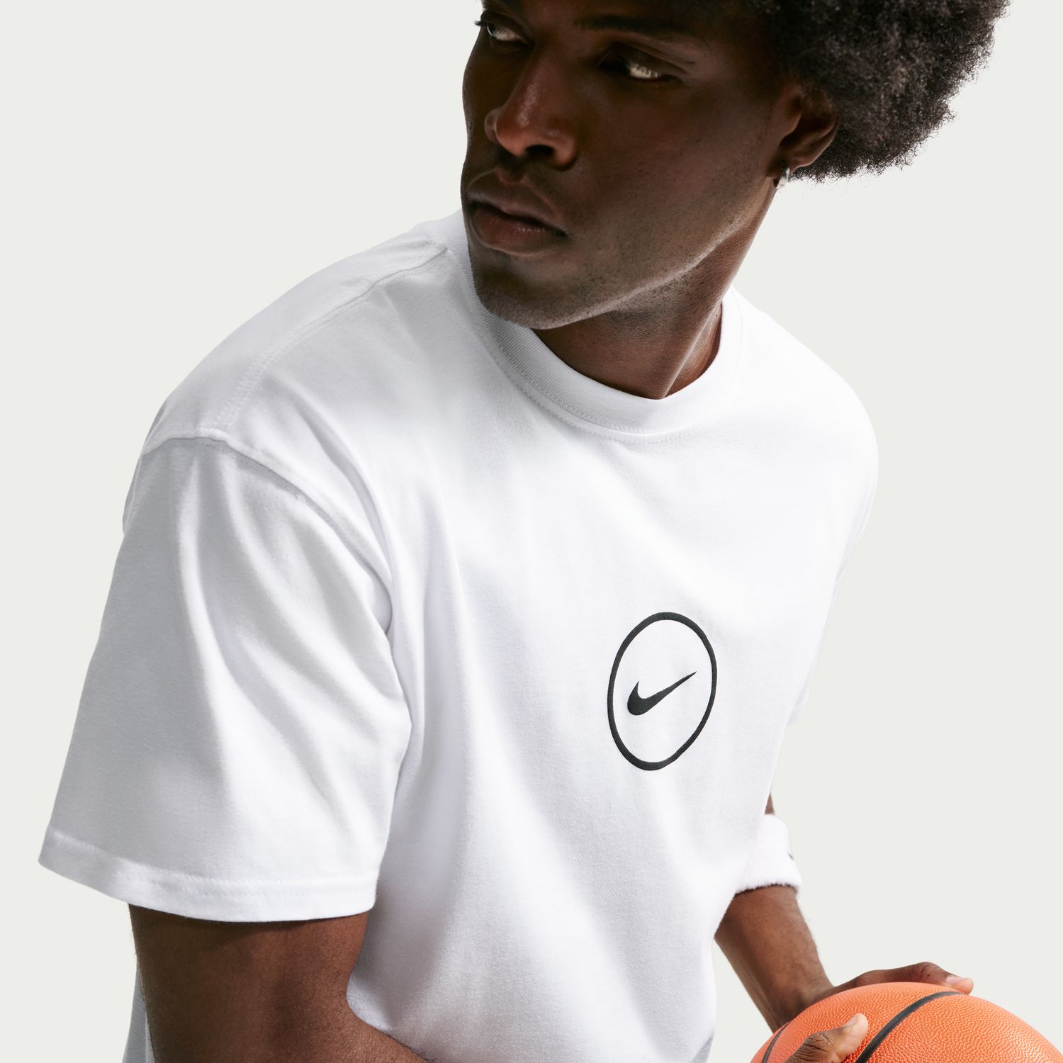 T-shirt de Homem M90 OC Loose Branco-3