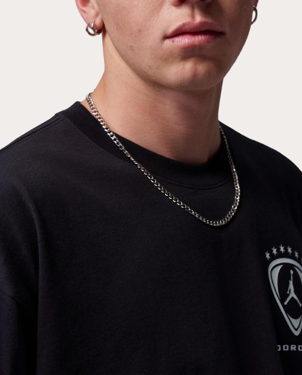 T-shirt de Homem Brooklyn Preto-3