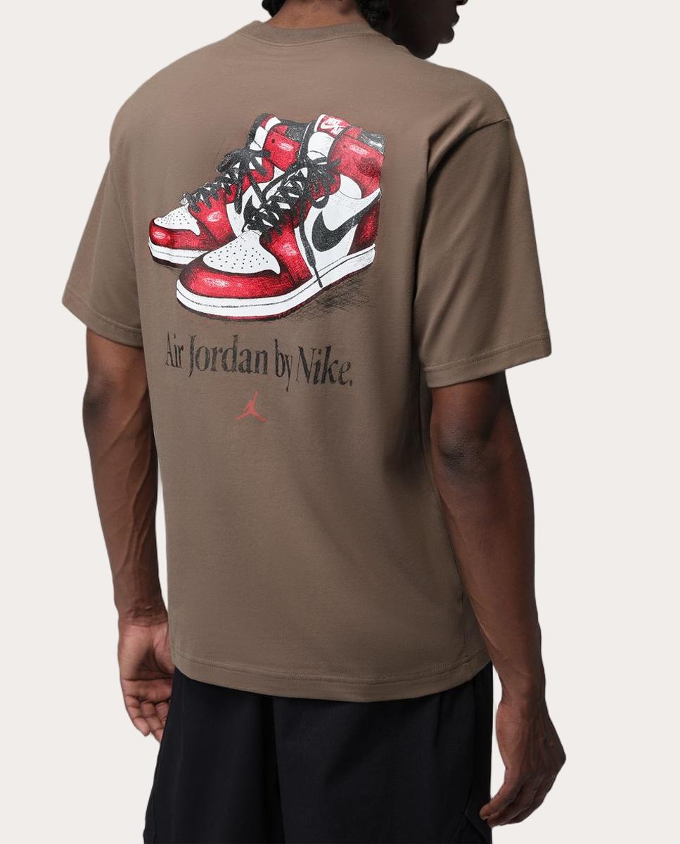 T-shirt de Homem Brooklyn Castanho-2