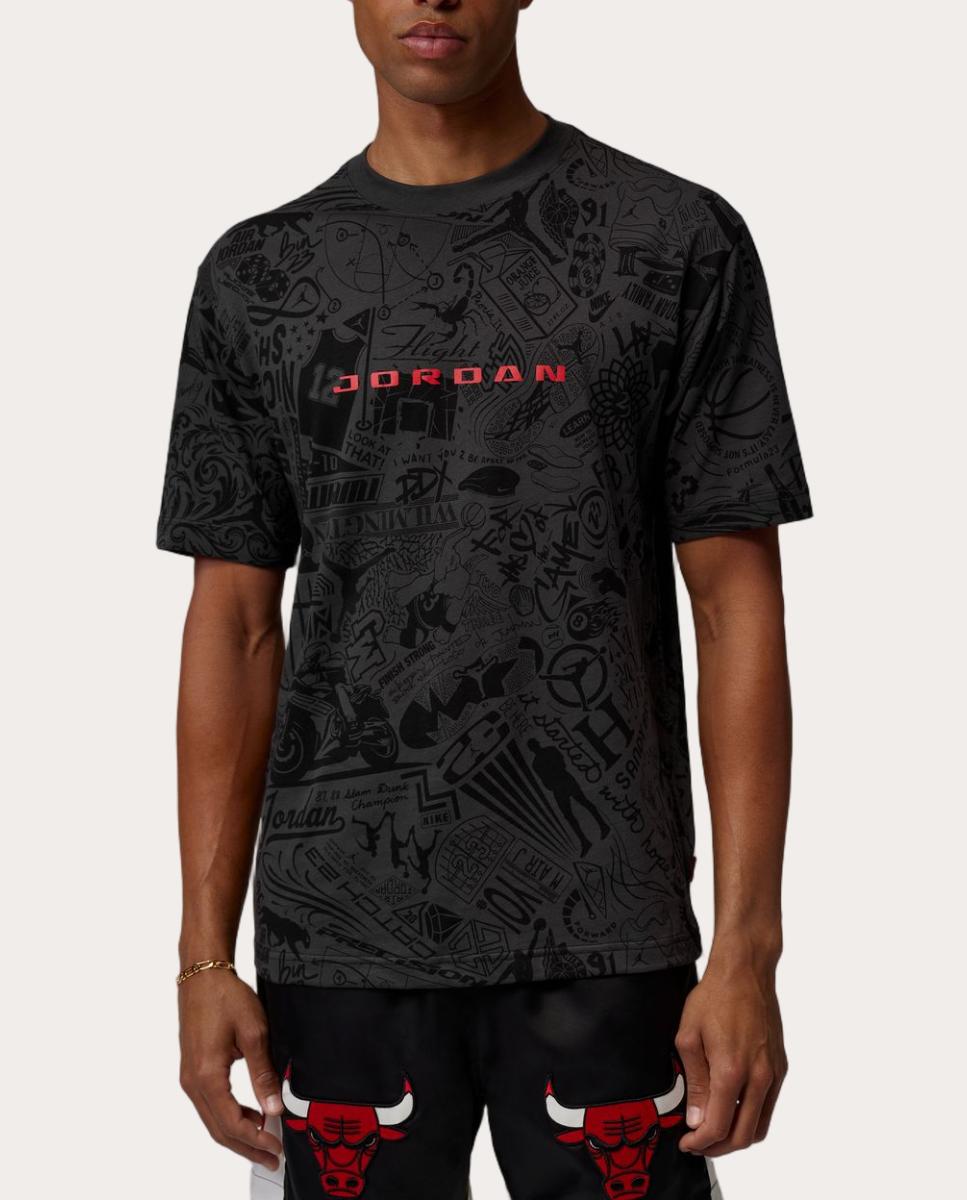 Imagen 0 de Camiseta de hombre Brooklyn Jordan Negro