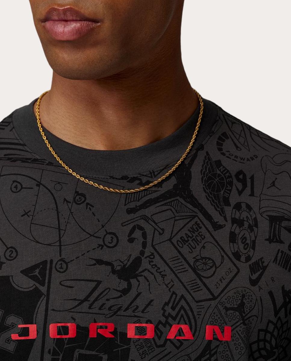 Camiseta de hombre Brooklyn Jordan - Negro Negro-5