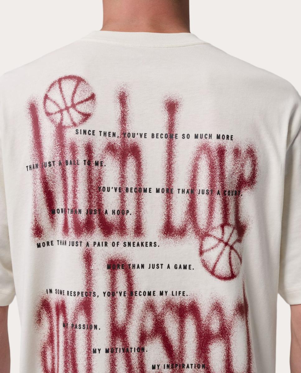 T-shirt de Homem Brooklyn Branco-5